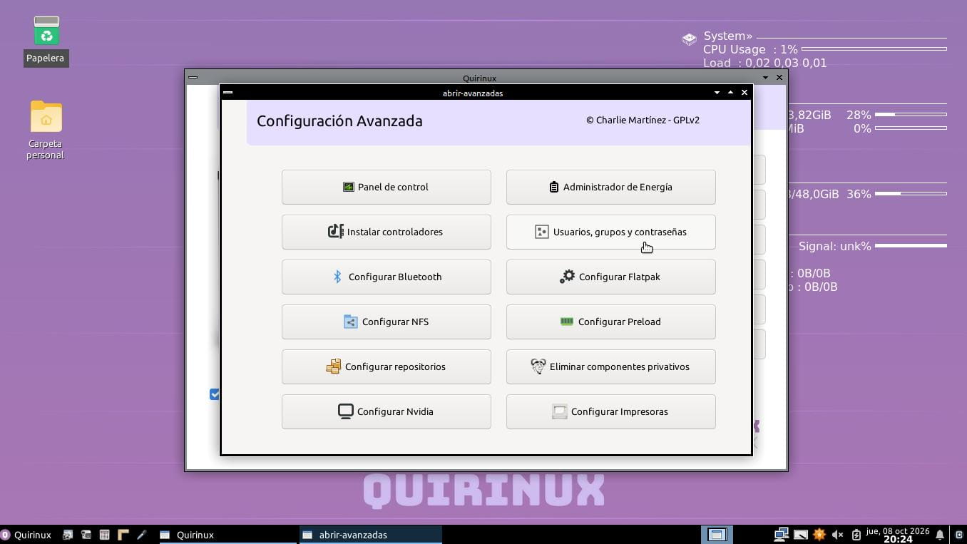 Gestion de usuarios